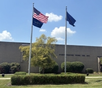 WAI flag sails at Fort Wayne Wire Die